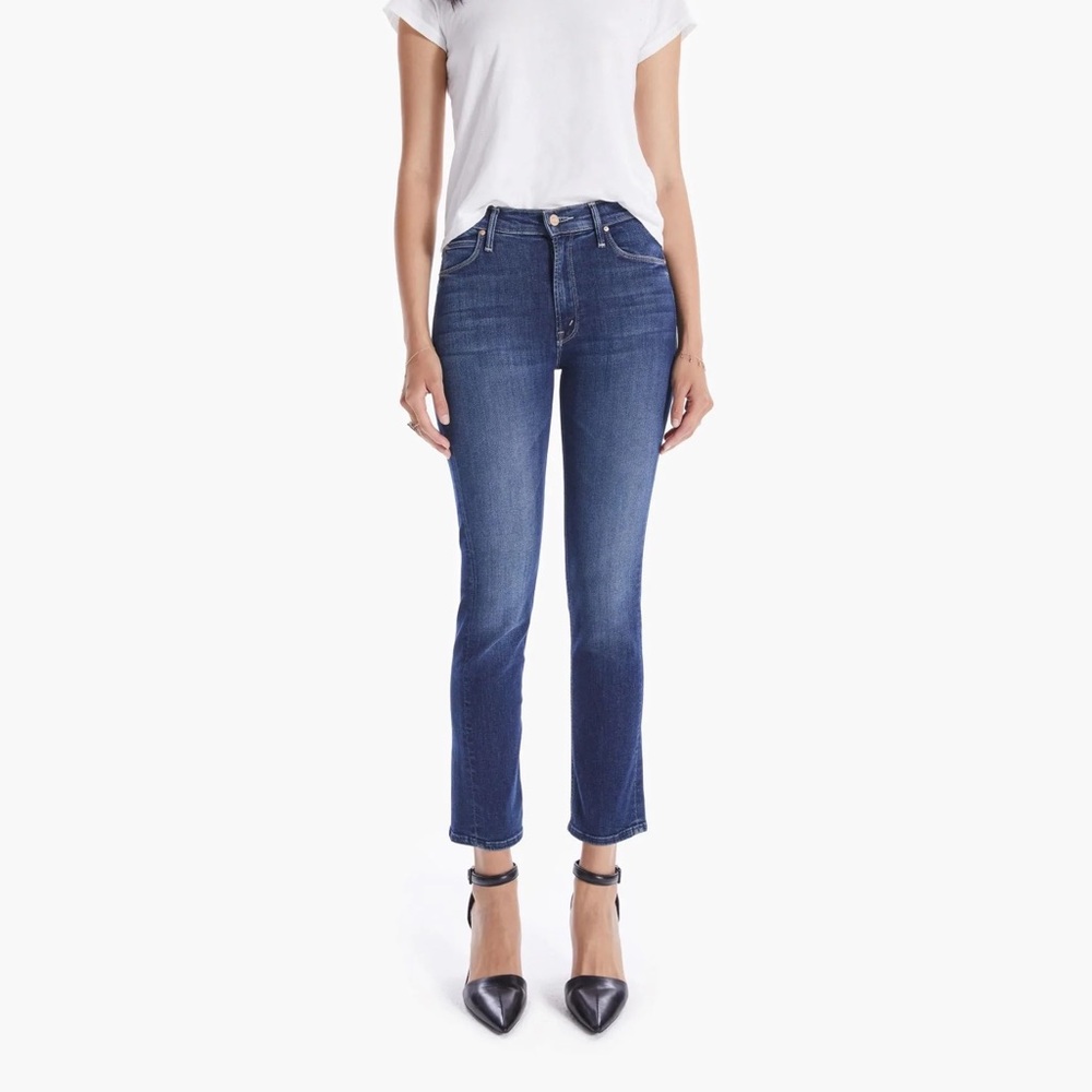 MOTHER Mid Rise Dazzler Ankle On The Edge Jeans